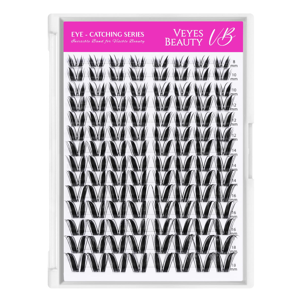 VEYESBEAUTY Lash Clusters Kit lifestyle shot with model