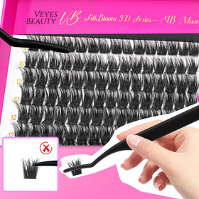 VEYESBEAUTY lash clusters kit packaging