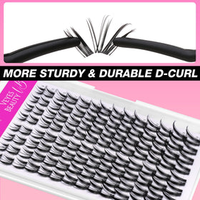 VEYESBEAUTY Lash Clusters Kit packaging details