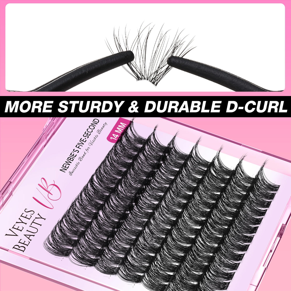 VEYESBEAUTY Lash Clusters packaging
