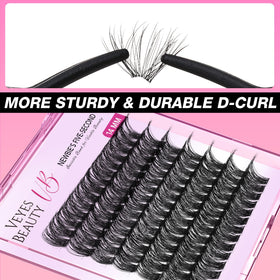 VEYESBEAUTY Lash Clusters packaging