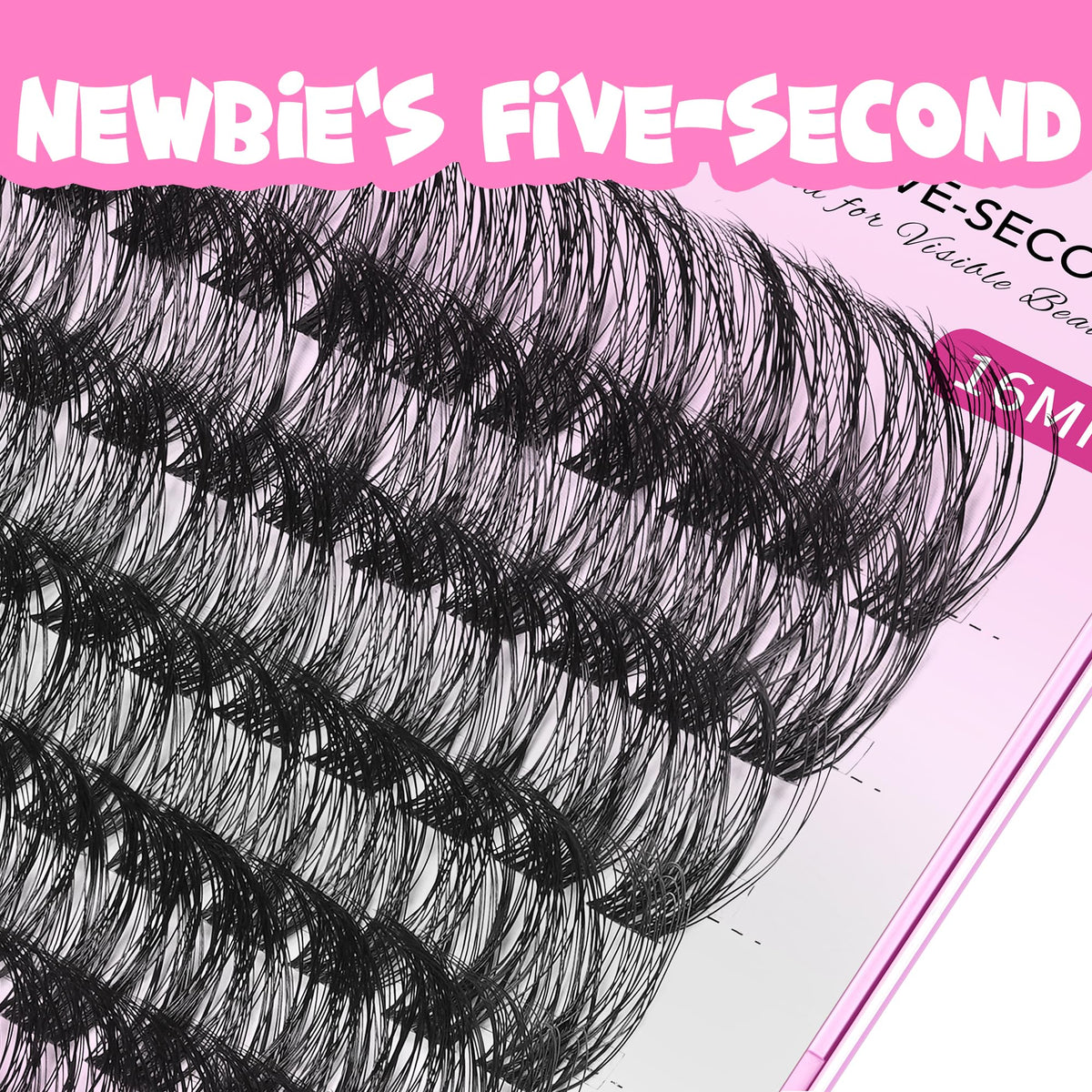 VEYESBEAUTY Lash Clusters packaging side view