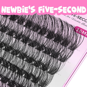 VEYESBEAUTY Lash Clusters packaging side view