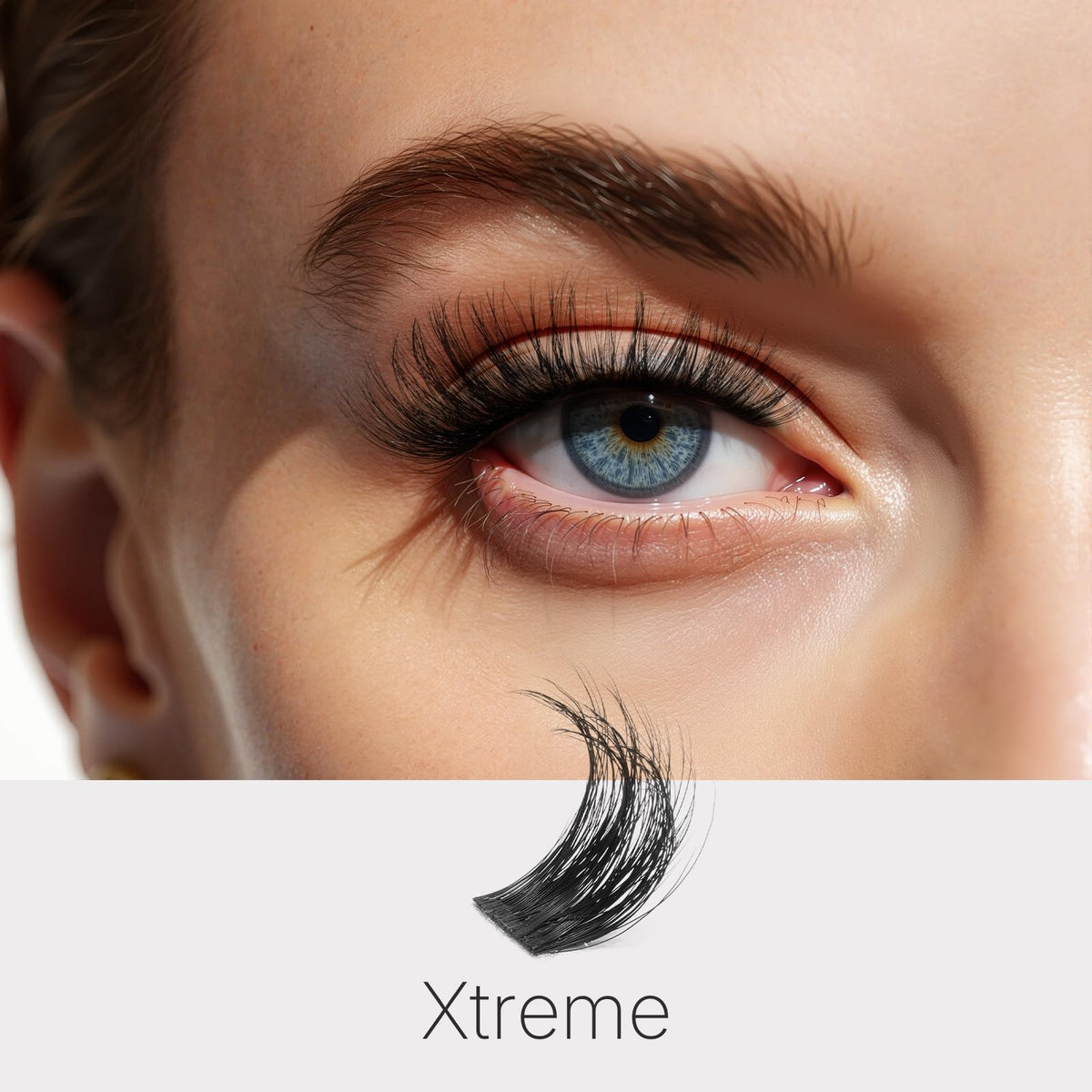 VEYESBEAUTY Lash Clusters packaging with detailed information