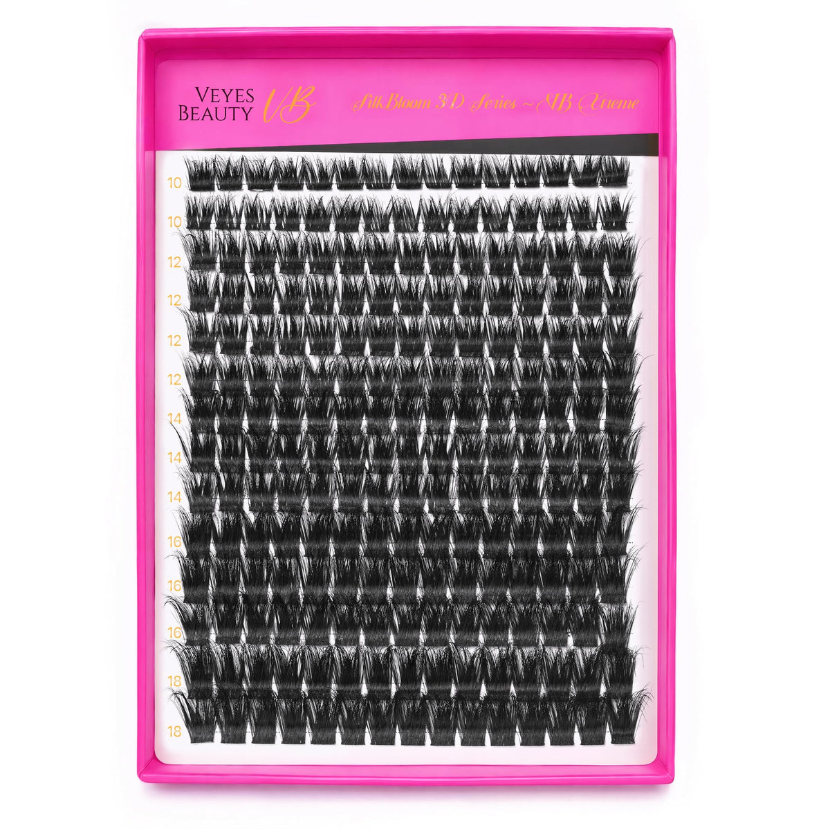 VEYESBEAUTY Lash Clusters showcasing multiple uses