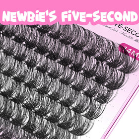 VEYESBEAUTY Lash Clusters tray with multiple clusters
