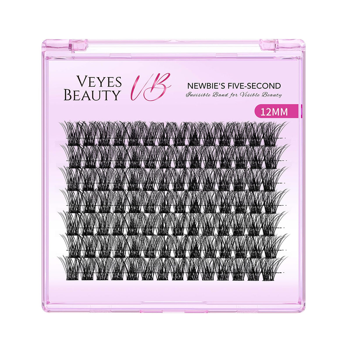 VEYESBEAUTY Lash Clusters tray with multiple clusters