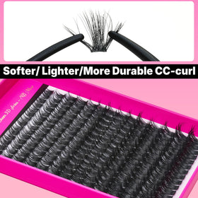 VEYESBEAUTY Lash Clusters with lash applicator tool