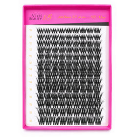 VEYESBEAUTY lash clusters with wider bands
