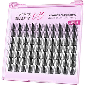 VEYESBEAUTY Manga Lash Clusters 16mm front view
