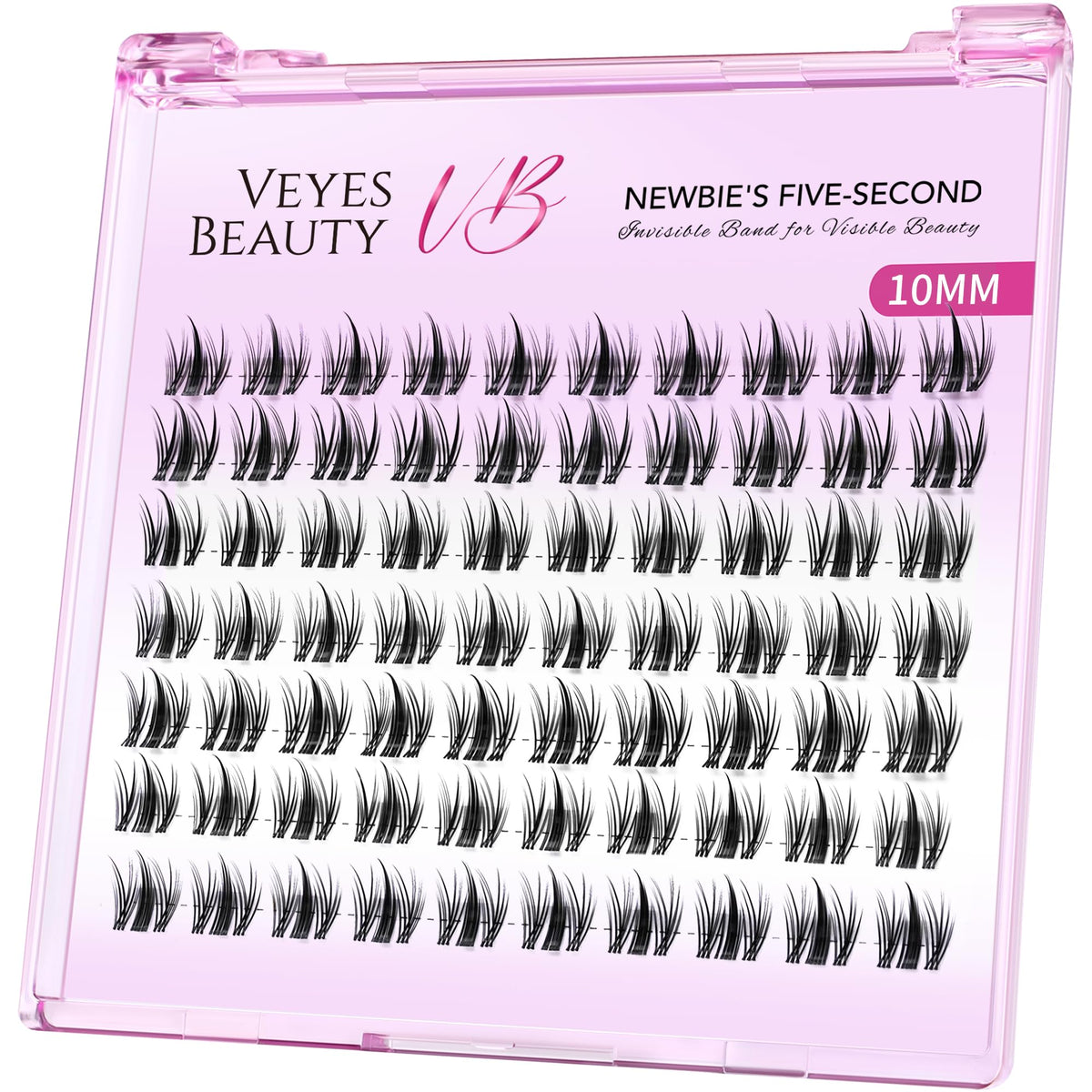 VEYESBEAUTY Manga Lash Clusters front view in packaging