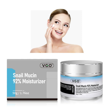 VGO Snail Mucin 92% Moisturiser front view 50g jar