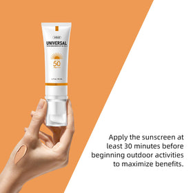 VGO Tinted Sunscreen SPF 50 in a lifestyle setting outdoors