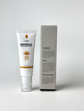 VGO Tinted Sunscreen SPF 50 with sun protection benefits highlighted