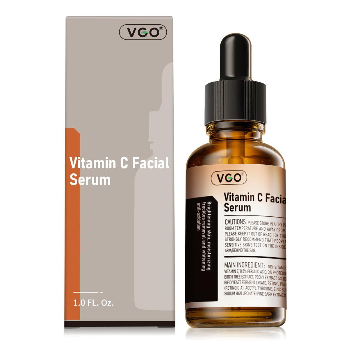 VGO Vitamin C Serum 30ml front view with packaging