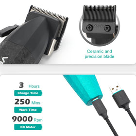 VGR 640S3 hair cutting kit packaging and included items