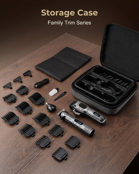 VGRPRO hair clippers in upgraded packaging for storage
