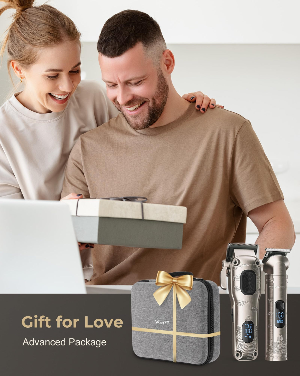 VGRPRO Hair Clippers Set packaging design