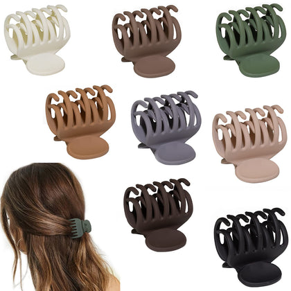 Viabty small double row teeth hair clips in assorted colours
