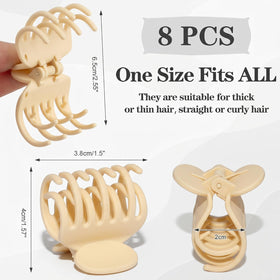 Viabty small hair claw clips packaging and contents