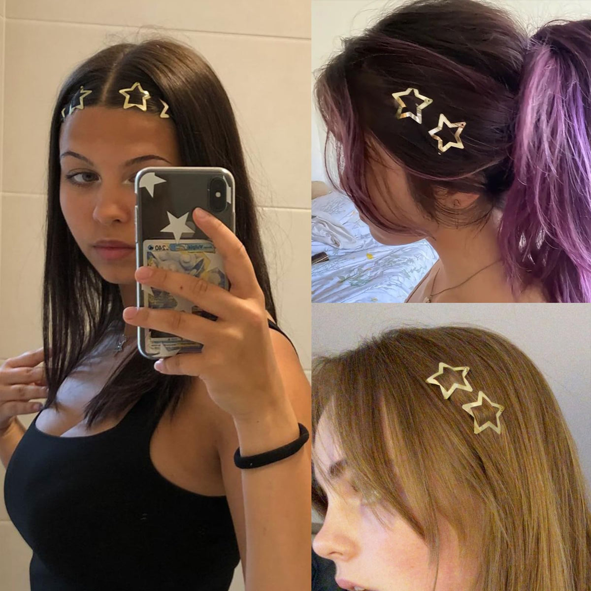 VIBILIA Star Hair Clips packaging front view