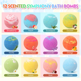 Vibrant colours of FUNCREVITY bath bombs