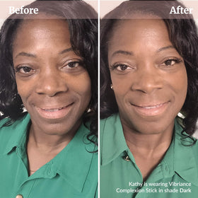 Vibriance Complexion Stick Foundation Deep / Dark side view