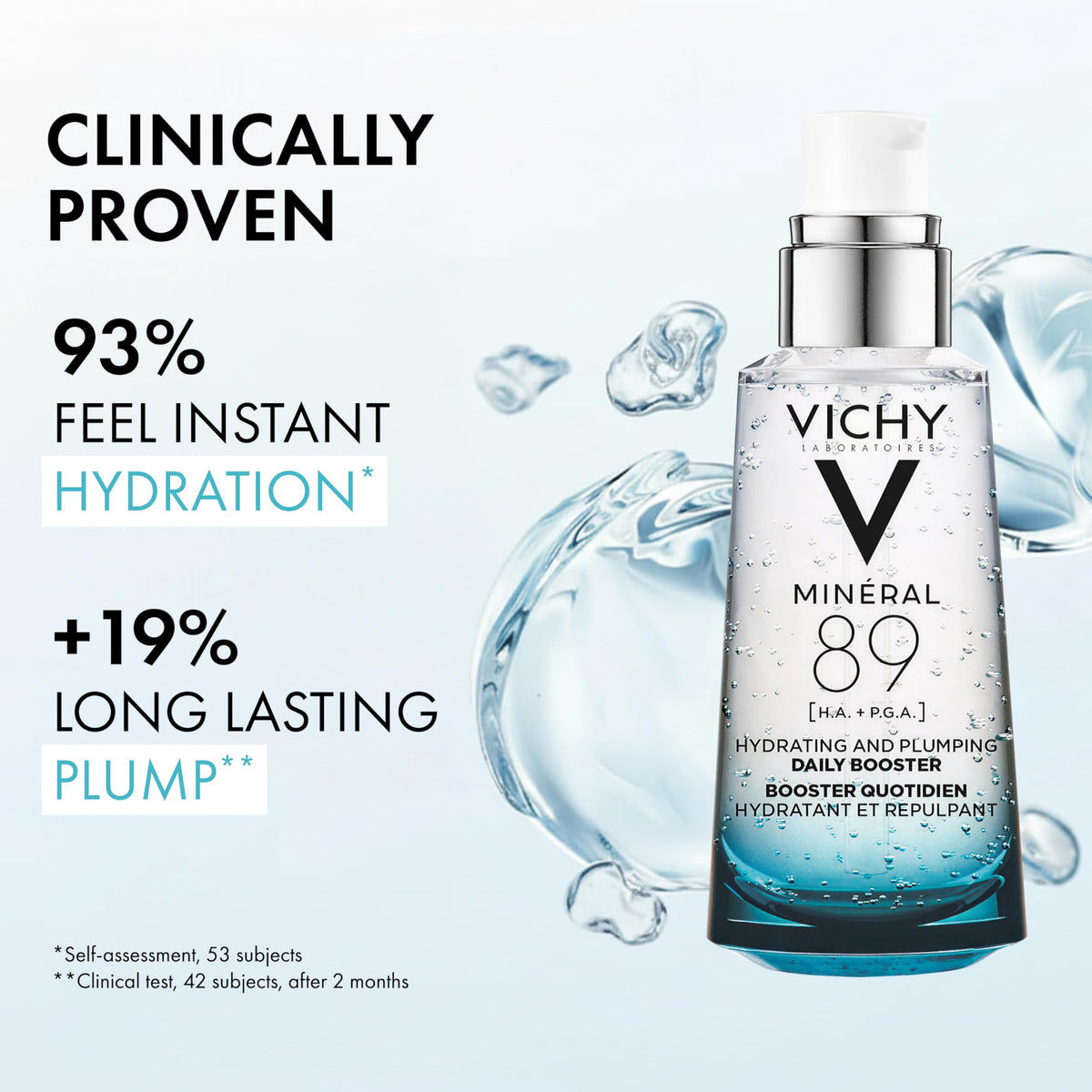 VICHY Mineral 89 support Serum 2.5oz packaging
