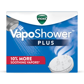 Vicks VapoShower Plus Eucalyptus Shower Steamers packaging front view