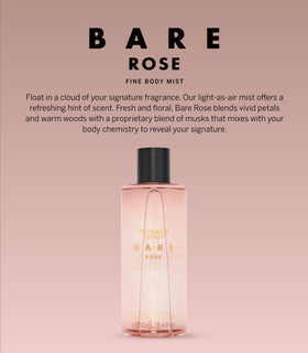 Victoria's Secret Bare Rose Fine Fragrance Mist 250 ml side view
