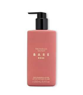 Victoria's Secret Bare Rose lotion bottle side view