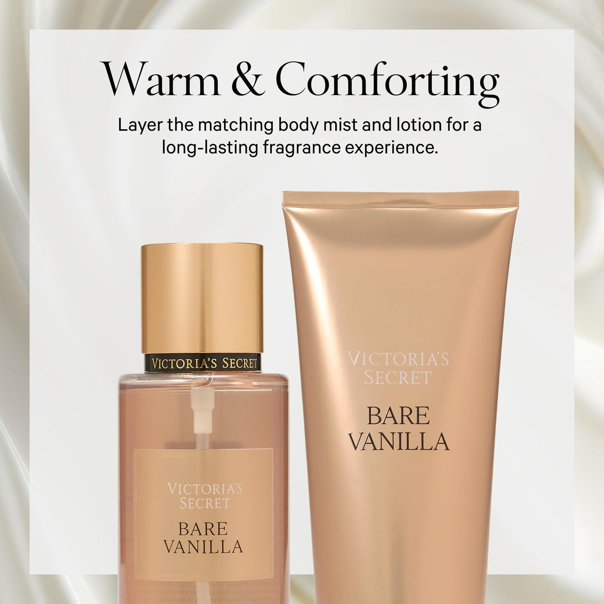 Victoria's Secret Bare Vanilla Lotion texture on skin
