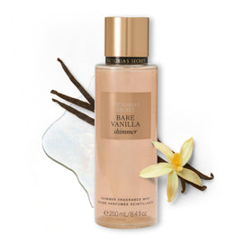 Victoria's Secret Bare Vanilla Shimmer Body Mist 250ml front view
