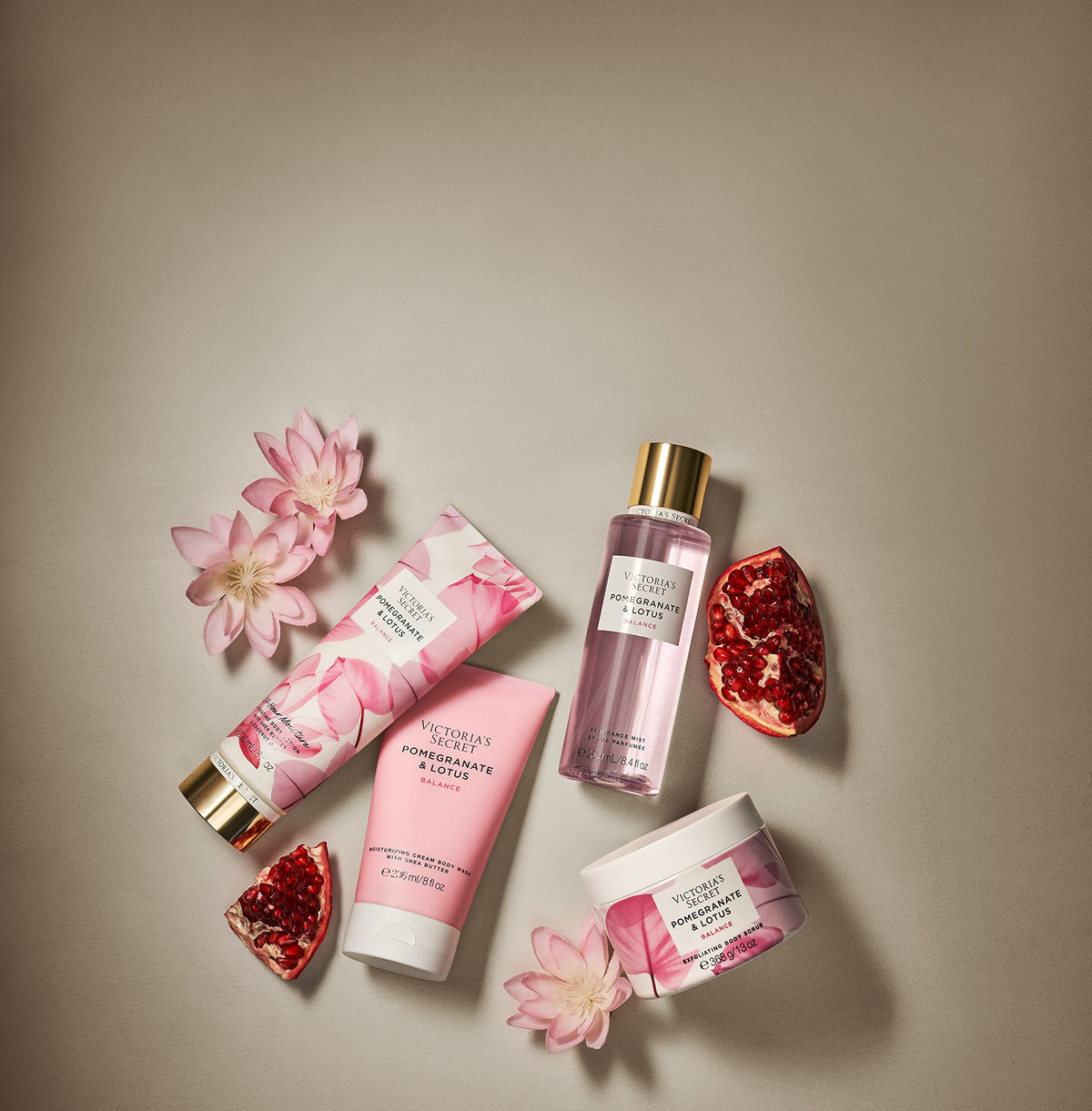 Victoria's Secret Body Lotion Pomegranate & Lotus with ingredients