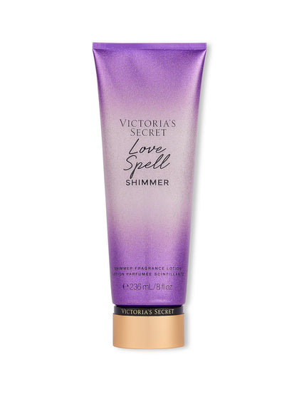 Victoria's Secret Love Spell Shimmer Lotion front view 8 fl oz