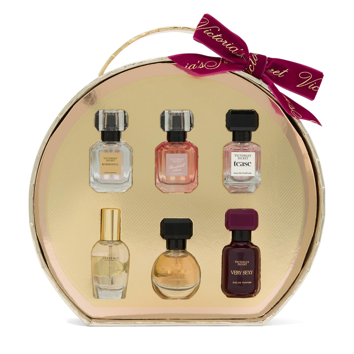 Victoria's Secret Mini Eau de Parfum Discovery Gift Set with six 0.25 oz bottles
