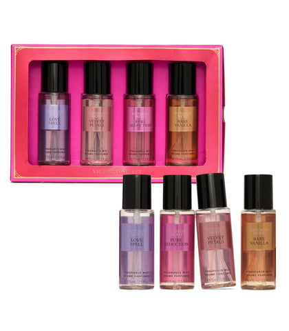 Victoria's Secret Mist Collection 4 Piece Mini Gift Set front view