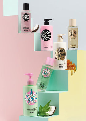 Victoria's Secret Pink Honey Body Fragrance Mist side view