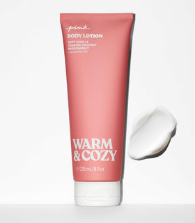 Victoria's Secret PINK Warm & Cozy Body Lotion 8 oz back view