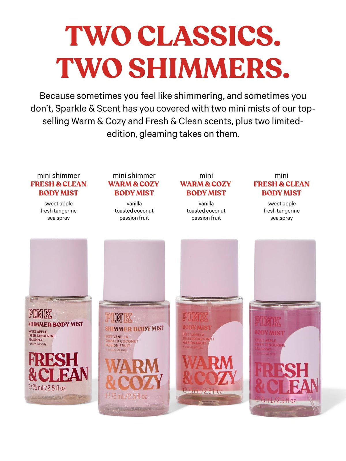 Victoria's Secret PINK Warm & Cozy Body Mist close-up
