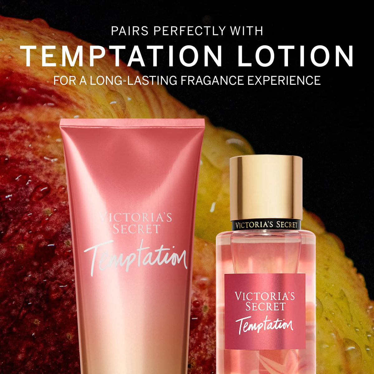 Victoria's Secret Temptation Body Mist with matching lotion