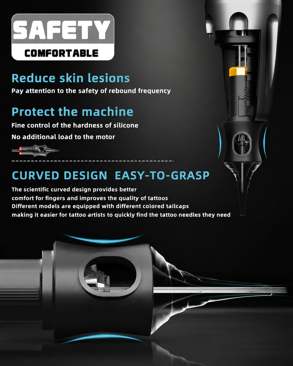 Vidattx POSEIDON Tattoo Gun with Type-C charging cable