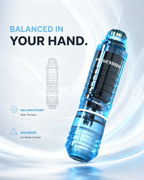 Vidattx POSEIDON Tattoo Kit batteries and charging cable