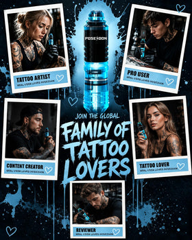 Vidattx POSEIDON Tattoo Kit packaging and contents