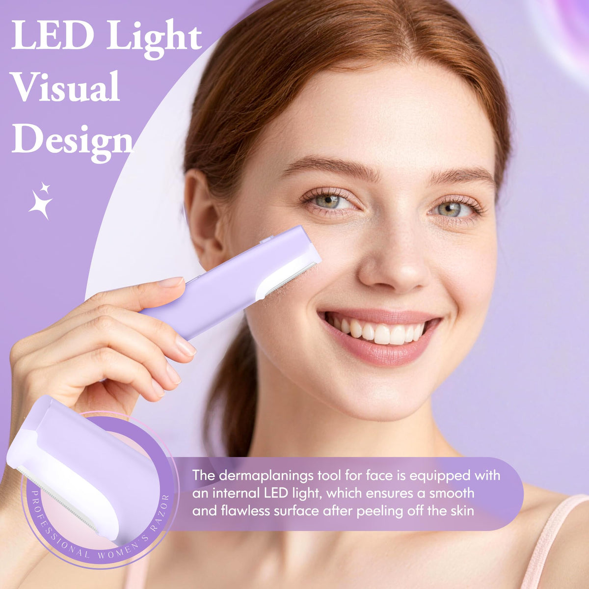 Vidttly Dermaplaner Razor in travel bag