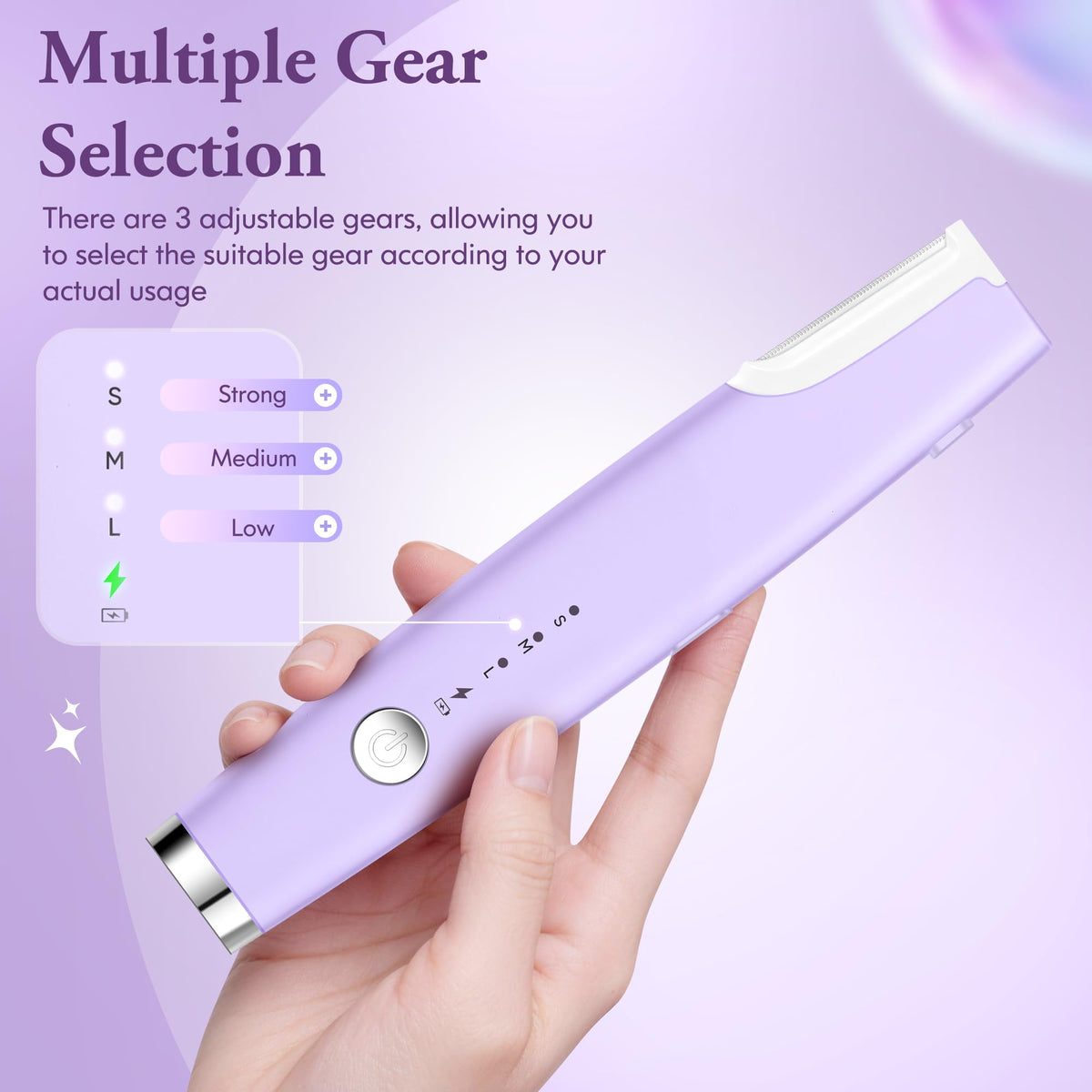Vidttly Dermaplaner Razor with magnetic storage compartment