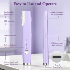 Vidttly Dermaplaner Razor with packaging