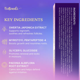 VieBeauti Eyebrow Growth Serum side view showcasing bottle design