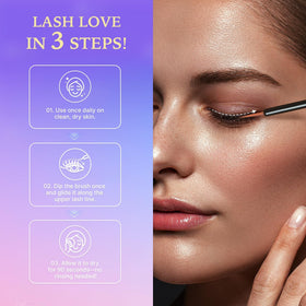 VieBeauti EyeLash Growth Serum 2mL with natural background