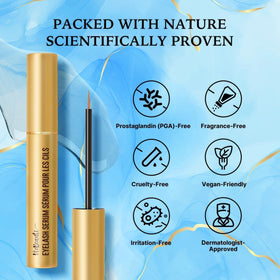 VieBeauti EyeLash Growth Serum 5 mL application on eyelashes